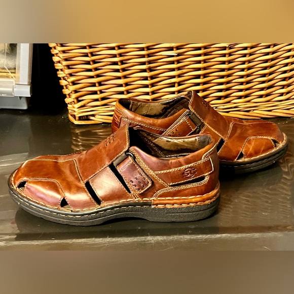 Streetcars Men’s Leather ASC Arch Support Comfort Sandals Size 10 M - Picture 9 of 12